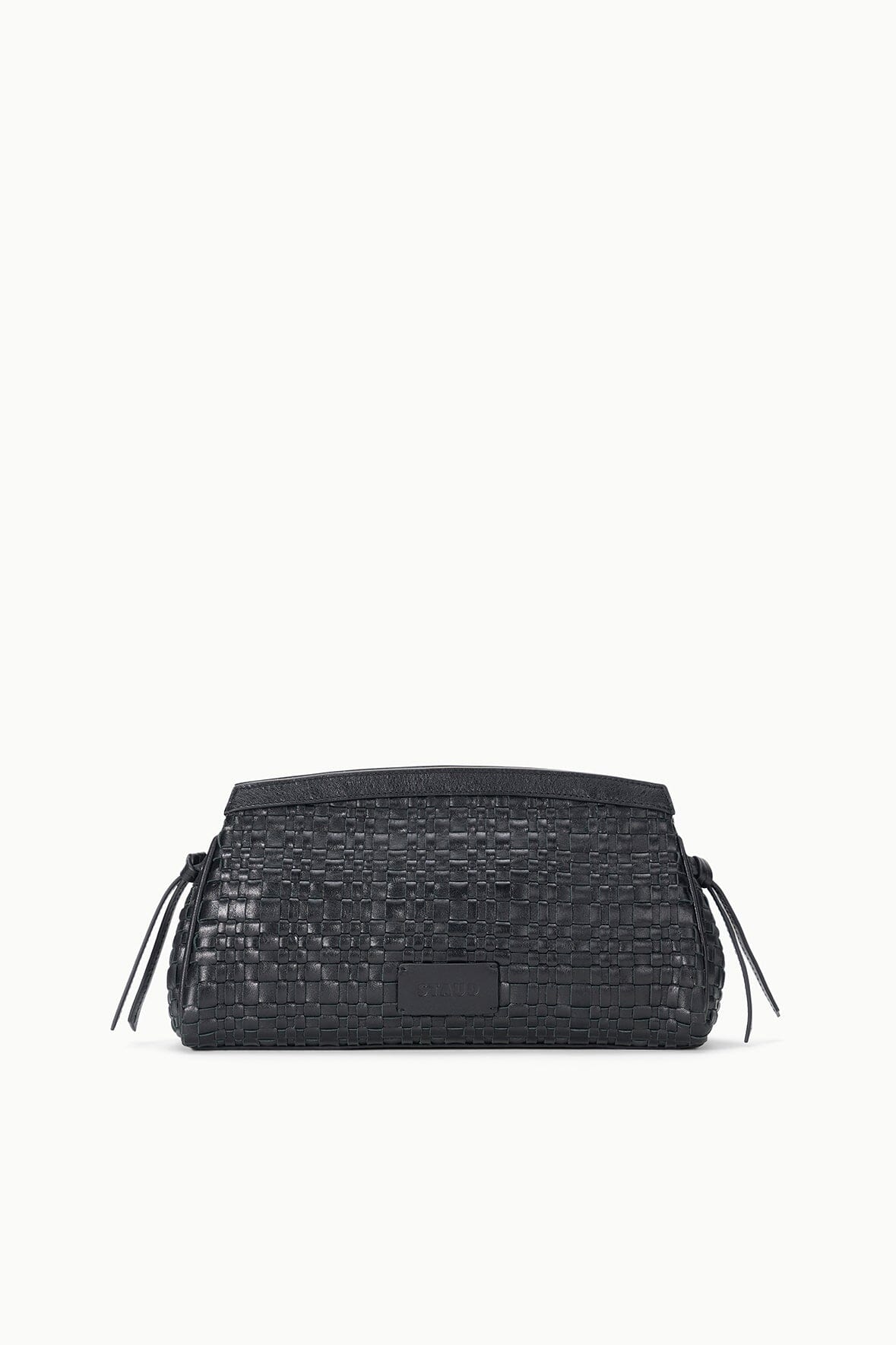 STAUD Sale Maude Convertible Clutch Black Woven