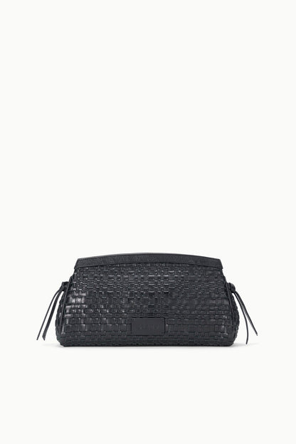 STAUD Sale Maude Convertible Clutch Black Woven