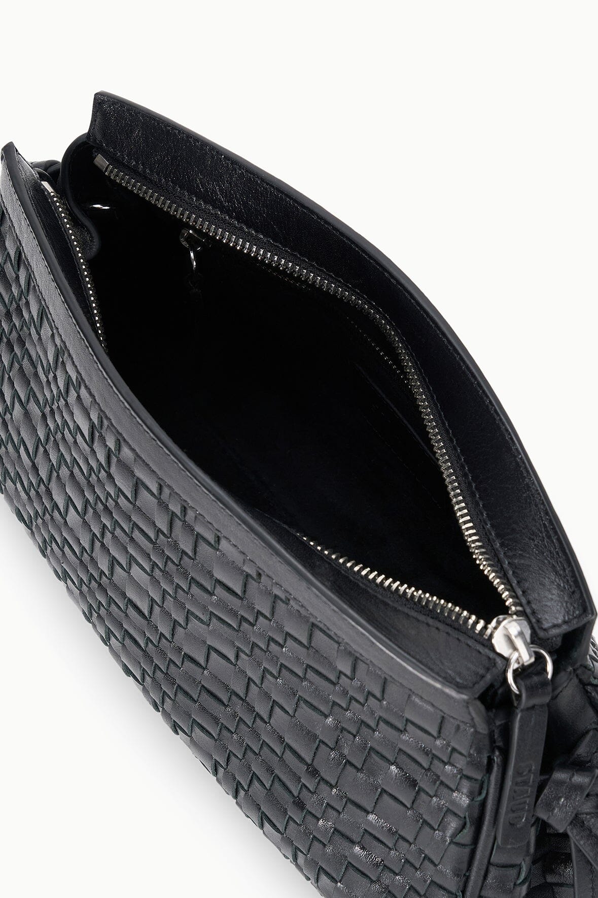STAUD Sale Maude Convertible Clutch Black Woven