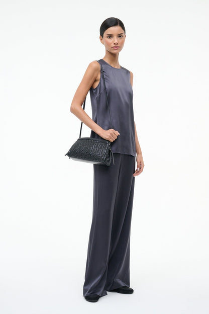 STAUD Sale Maude Convertible Clutch Black Woven