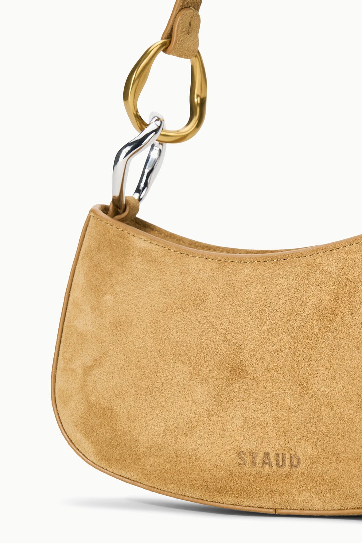 STAUD Sale Ollie Bag Hazel Suede Mini Shoulder Bag - Staud