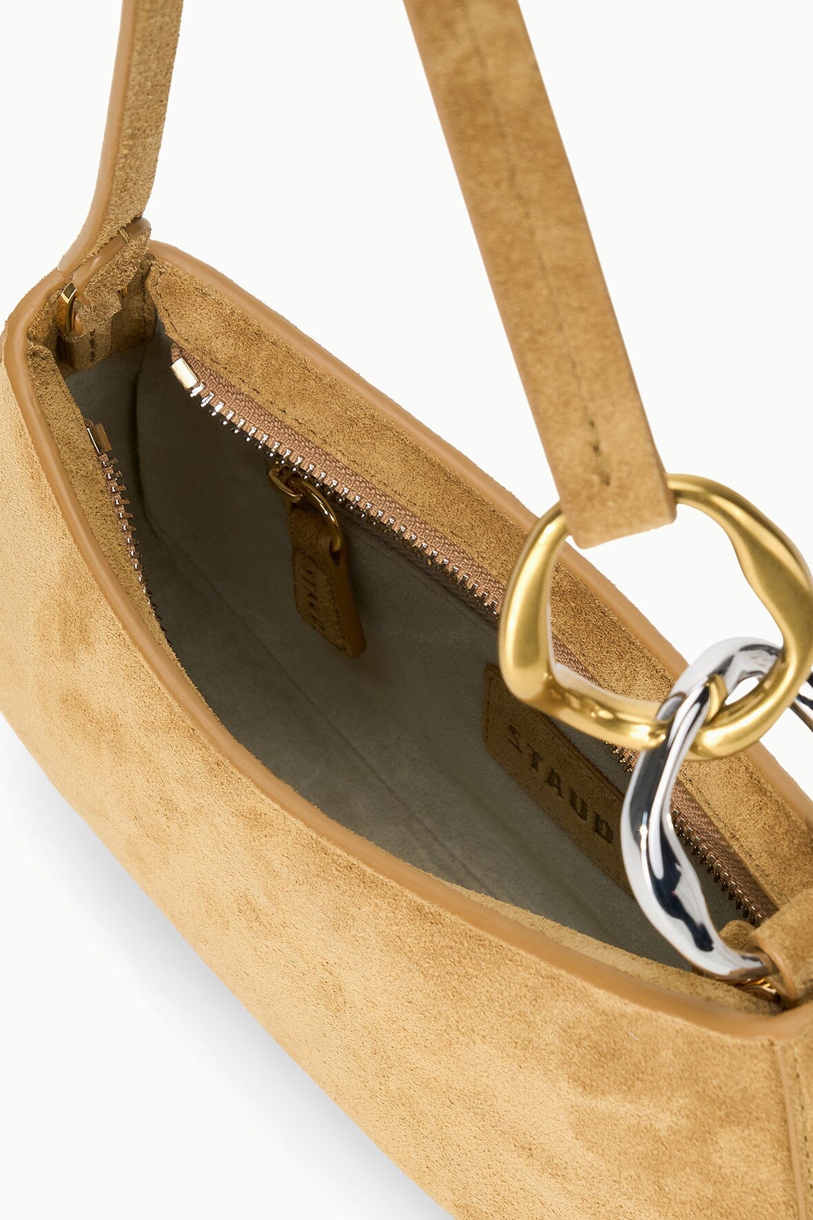 STAUD Sale Ollie Bag Hazel Suede Mini Shoulder Bag - Staud
