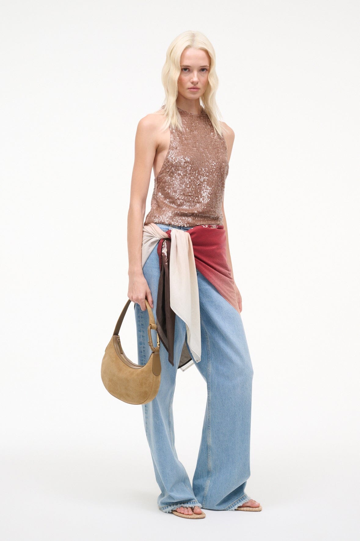 STAUD Sale Alden Shoulder Bag Hazel