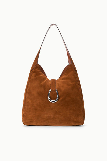STAUD Sale Maya Hobo Bag Tabac Suede