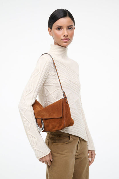 STAUD Sale Harlow Medium Bag Tabac Suede