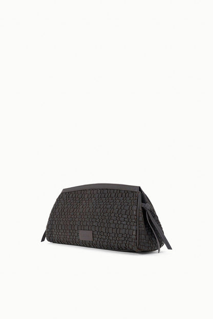 STAUD Sale Maude Soft Clutch Espresso Woven