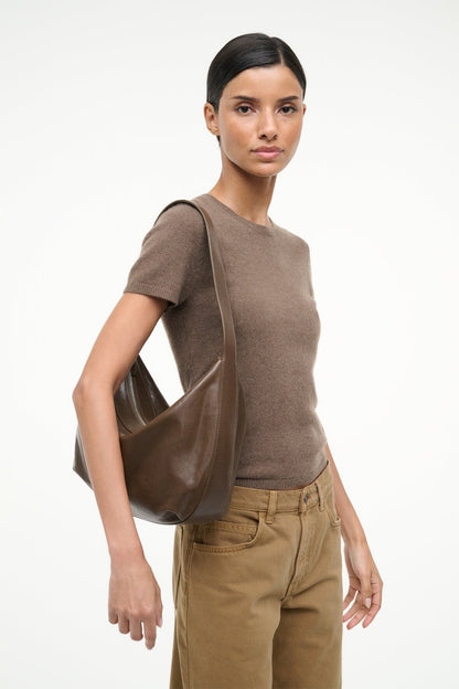 STAUD Sale Large Demy Shoulder Bag Truffle