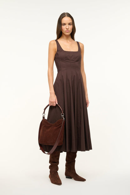 STAUD Sale Mel Shoulder Bag Mahogany