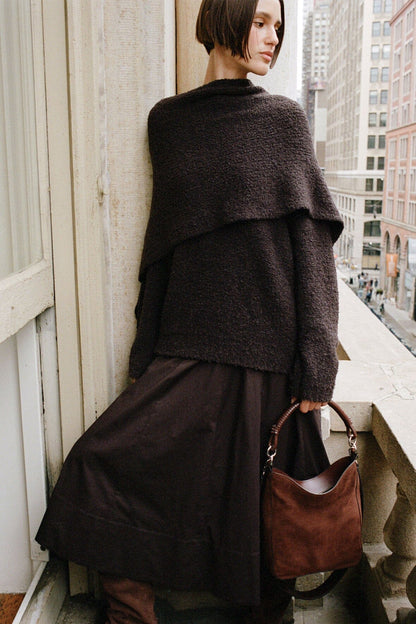 STAUD Sale Mel Shoulder Bag Mahogany