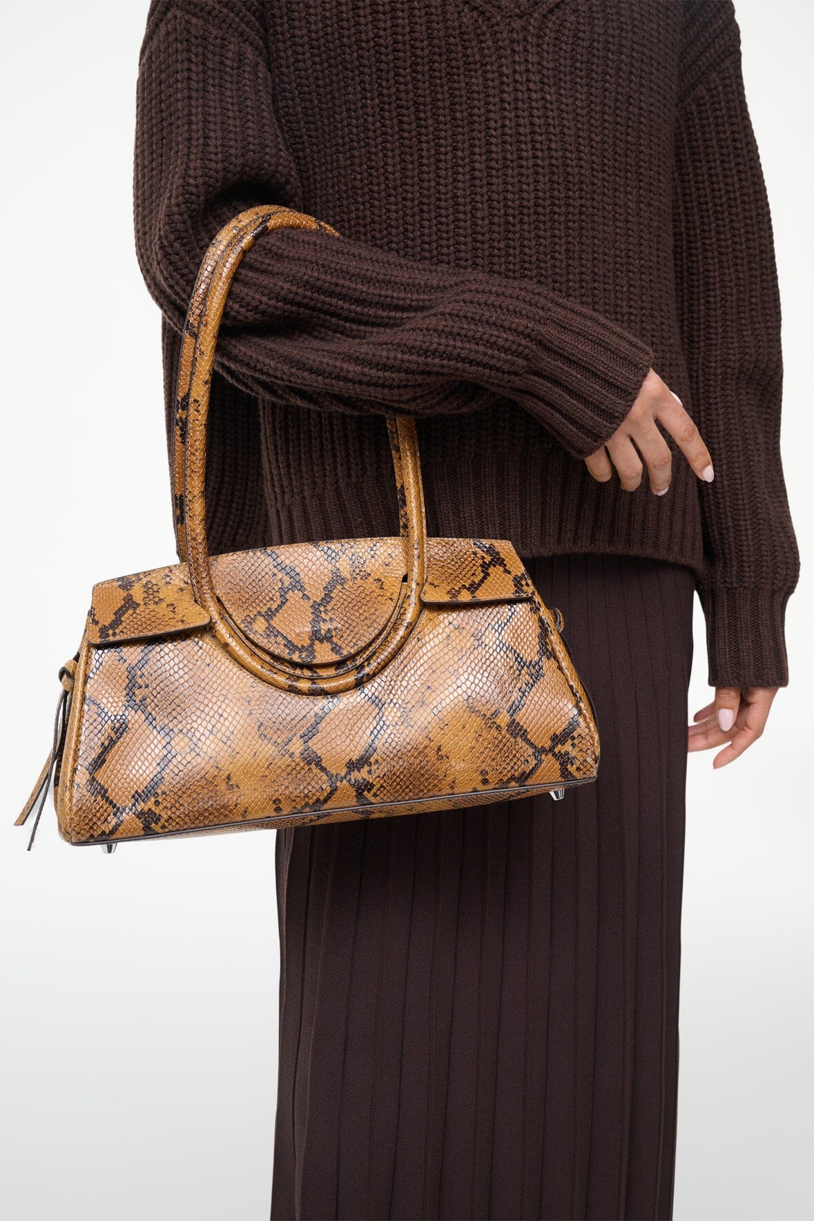 STAUD Sale Maude Shoulder Bag Snake