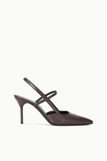 STAUD Sale Sebastian High Heel Slingback Espresso