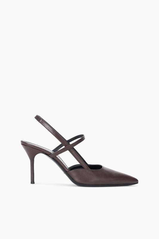 STAUD Sale Sebastian High Heel Slingback Espresso