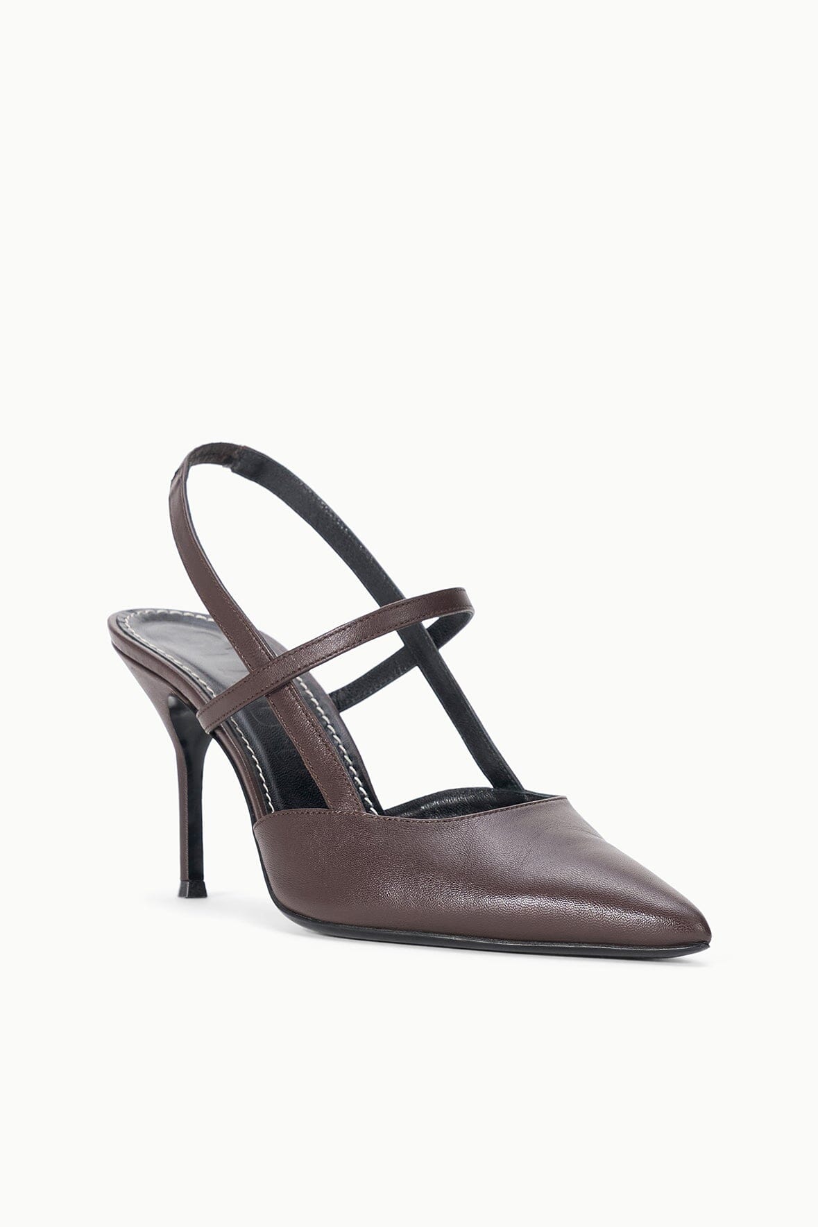 STAUD Sale Sebastian High Heel Slingback Espresso