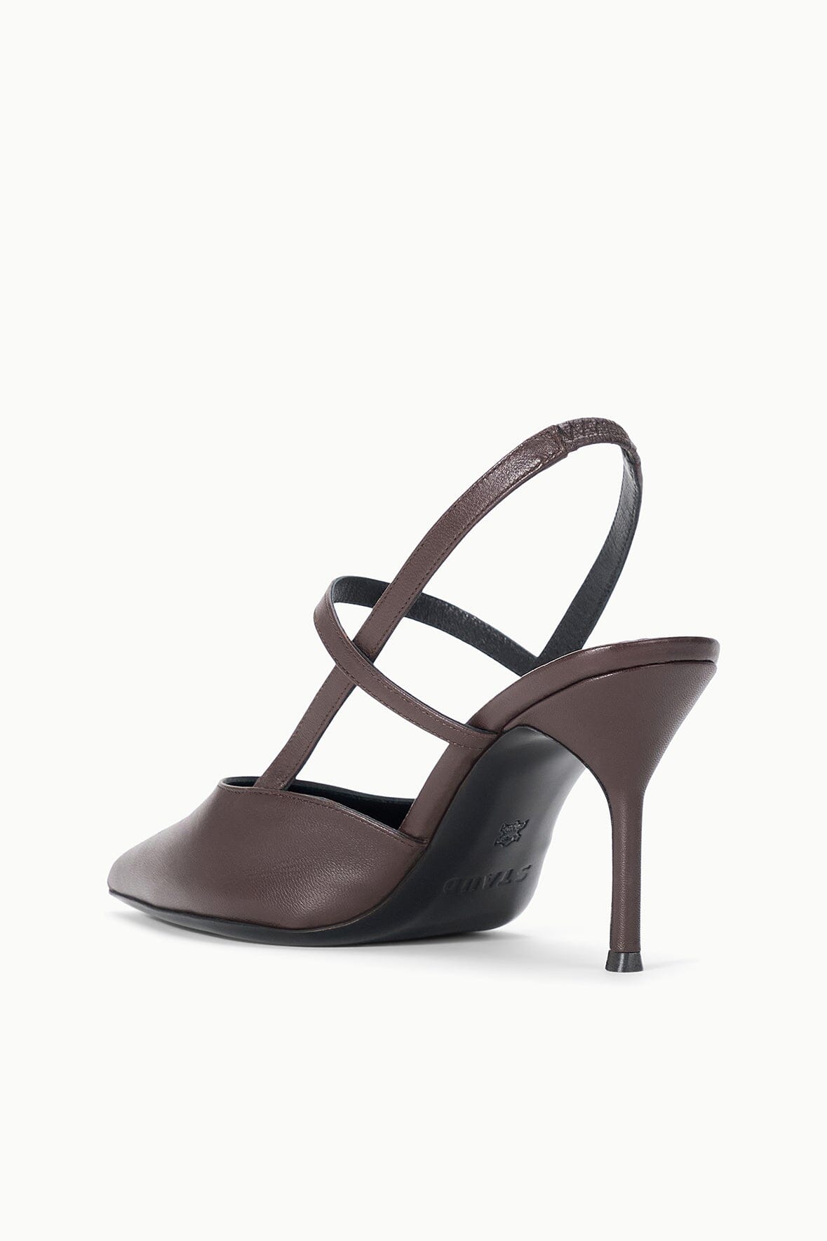 STAUD Sale Sebastian High Heel Slingback Espresso