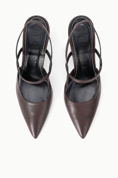 STAUD Sale Sebastian High Heel Slingback Espresso