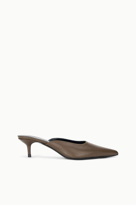STAUD Sale Sebastian Kitten Heel Mule Truffle