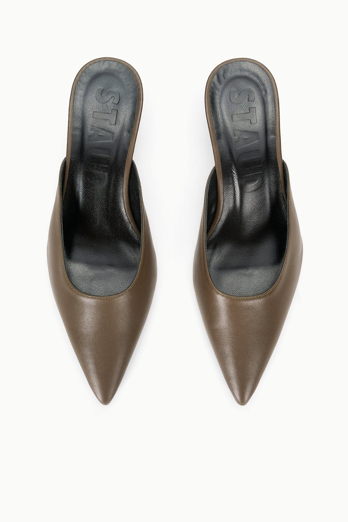 STAUD Sale Sebastian Kitten Heel Mule Truffle