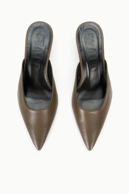 STAUD Sale Sebastian Kitten Heel Mule Truffle
