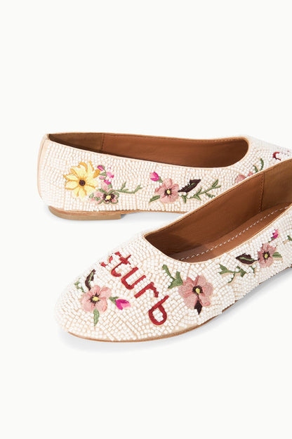 STAUD Sale Alba Ballet Flat Do Not Disturb