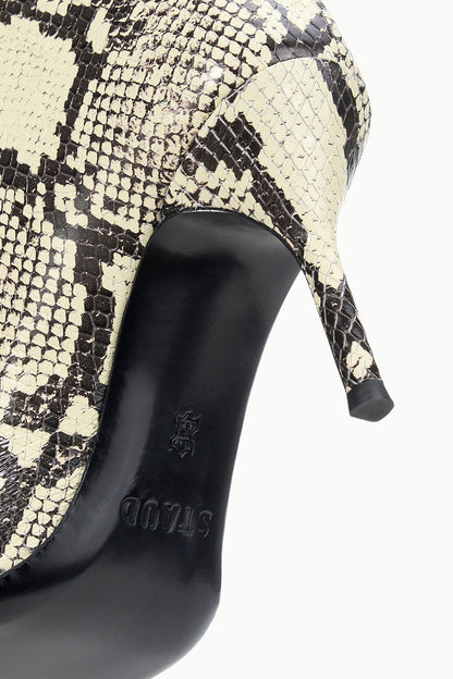 STAUD Sale Sebastian High Heel Boot White Snake