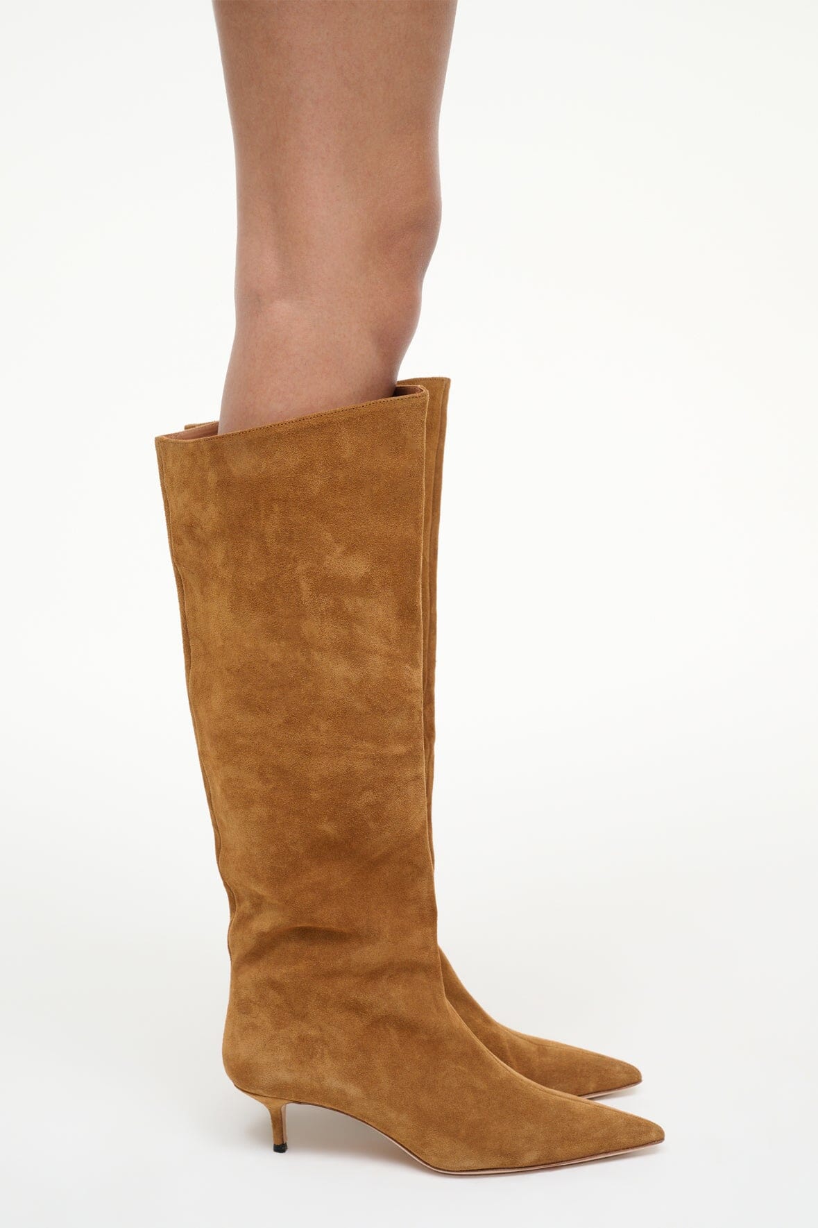STAUD Sale Sebastian Kitten Heel Boot Tan
