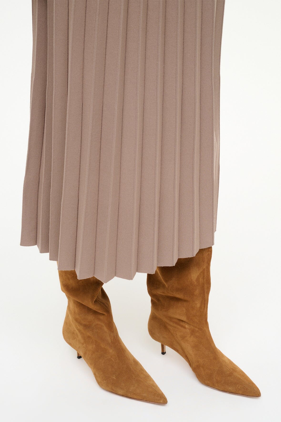 STAUD Sale Sebastian Kitten Heel Boot Tan