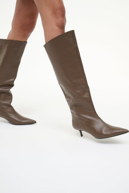STAUD Sale Sebastian Kitten Heel Boot Truffle