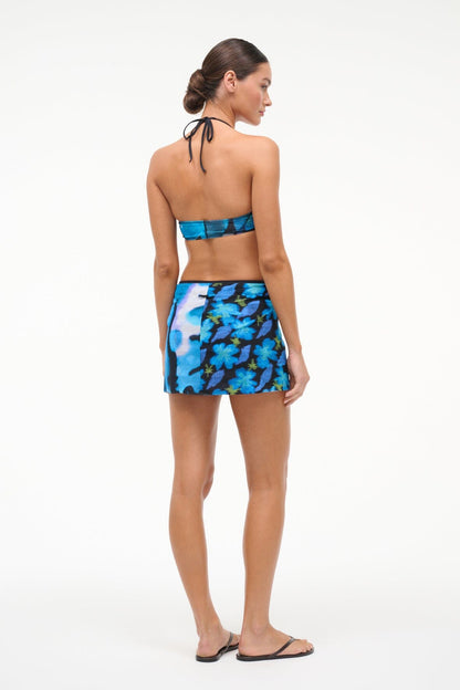 STAUD Sale Sands Mesh Skirt Blue Haze Multi