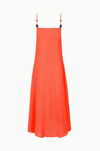 STAUD Sale Laura Dress Flame
