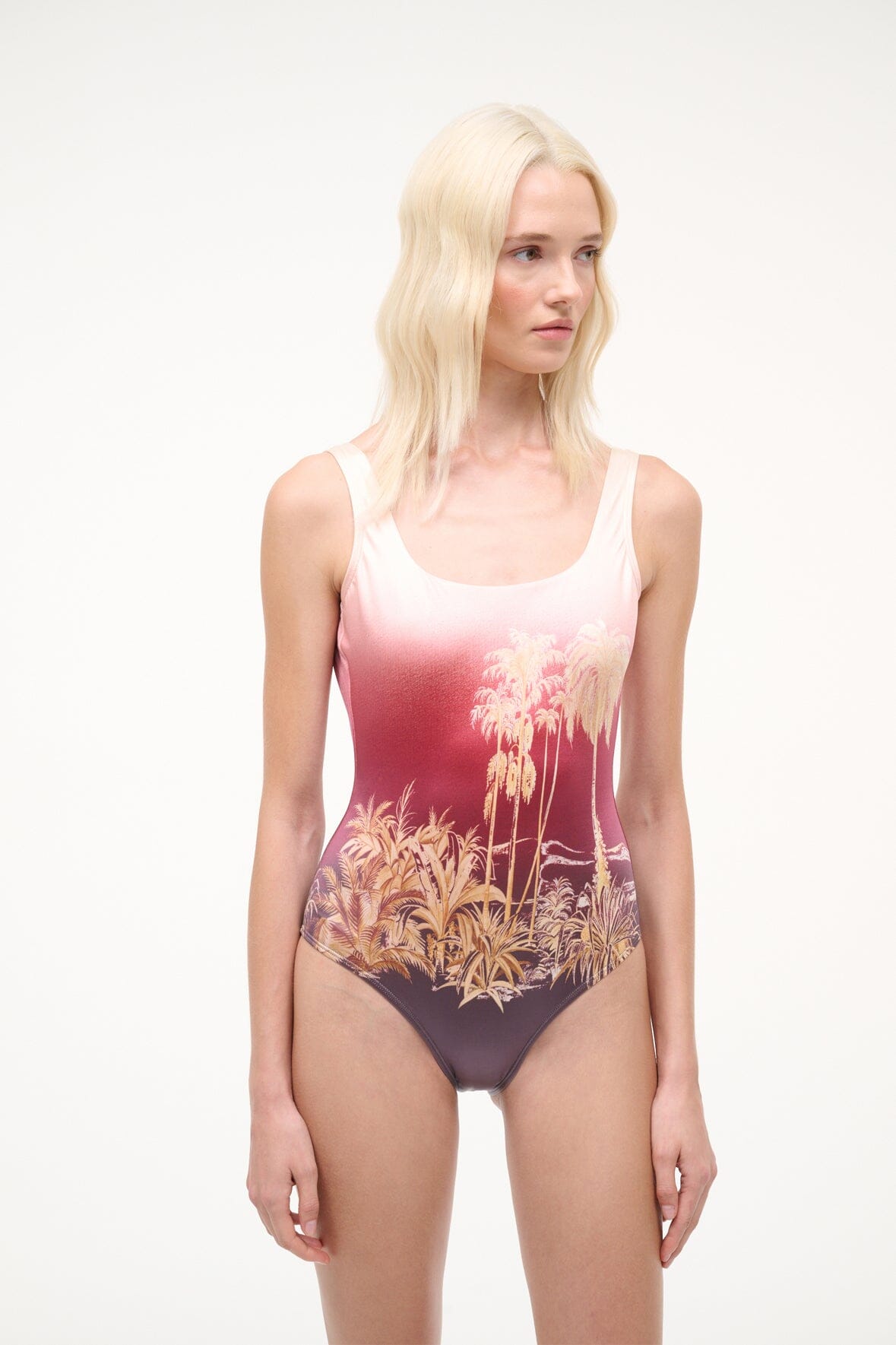 STAUD Sale Lea One Piece California Sunset