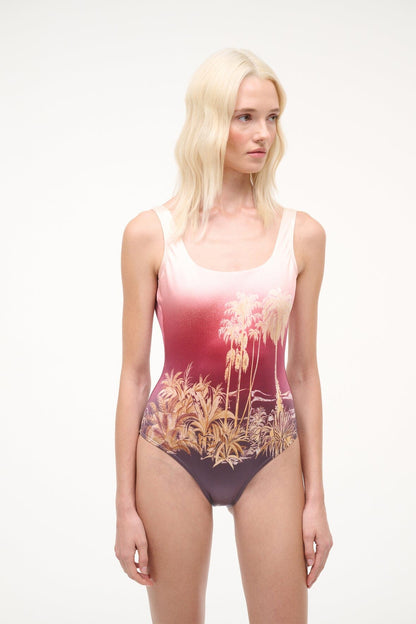 STAUD Sale Lea One Piece California Sunset