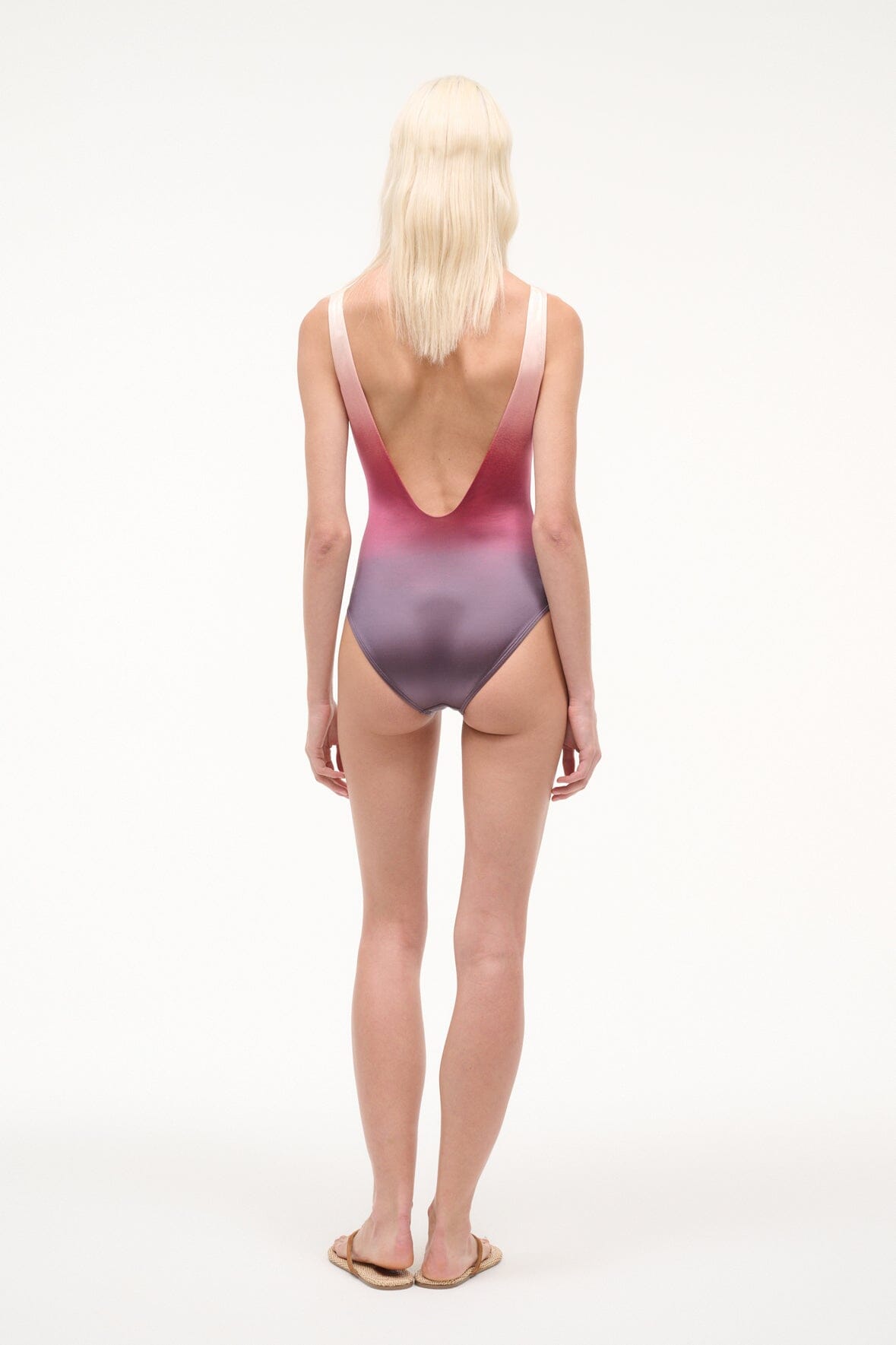 STAUD Sale Lea One Piece California Sunset