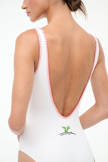 STAUD Sale Lea One Piece Riviera Ivory