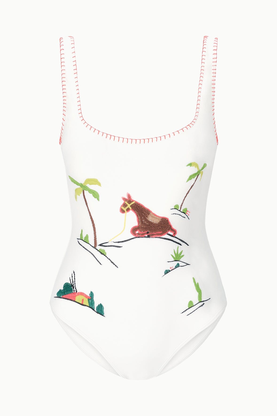 STAUD Sale Lea One Piece Riviera Ivory
