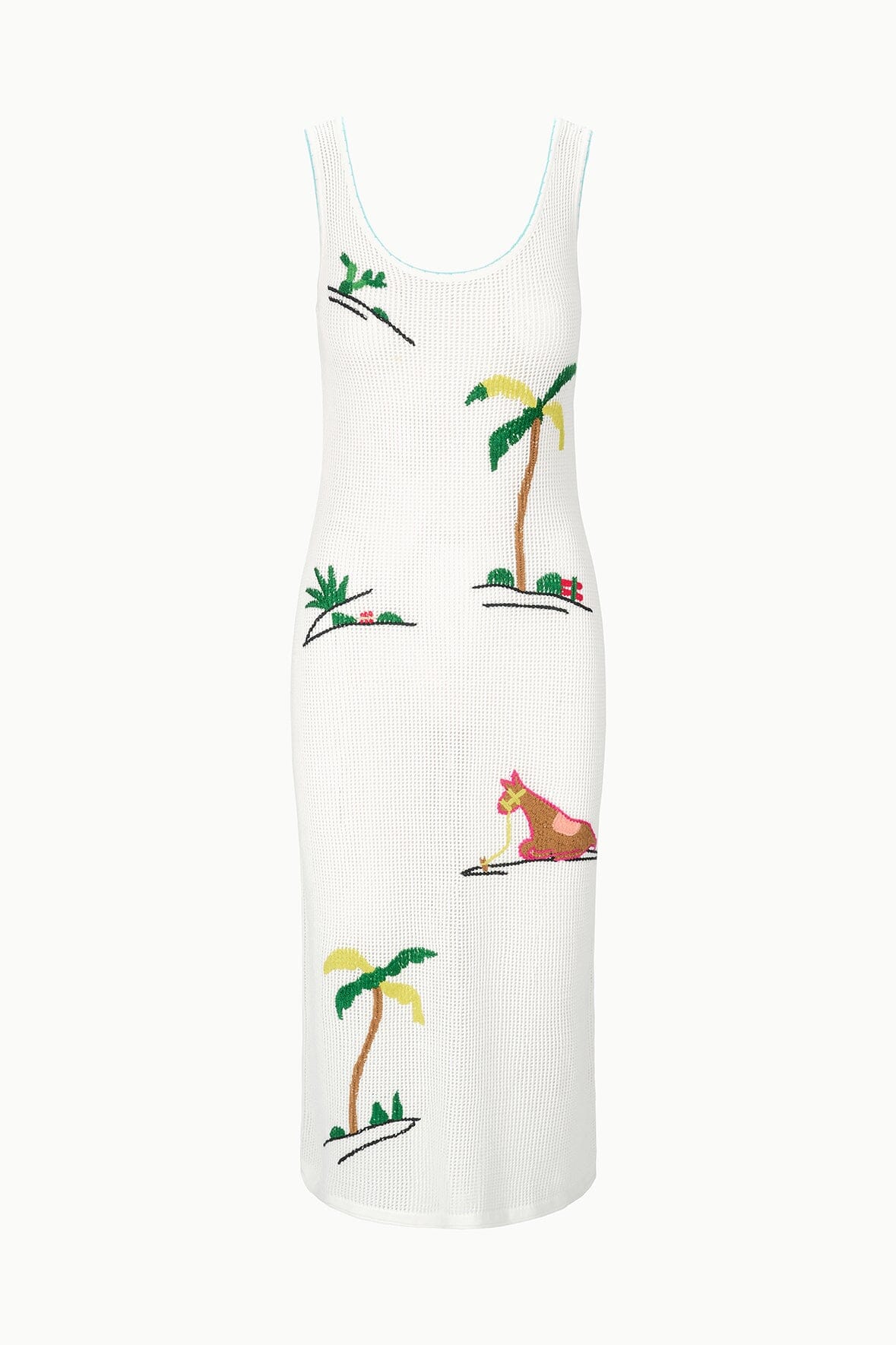 STAUD Sale Luma Dress Riviera Ivory