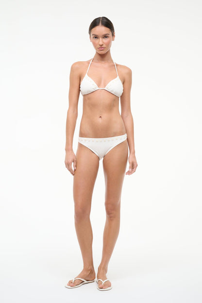 STAUD Sale Gemma Bikini Bottom Ivory
