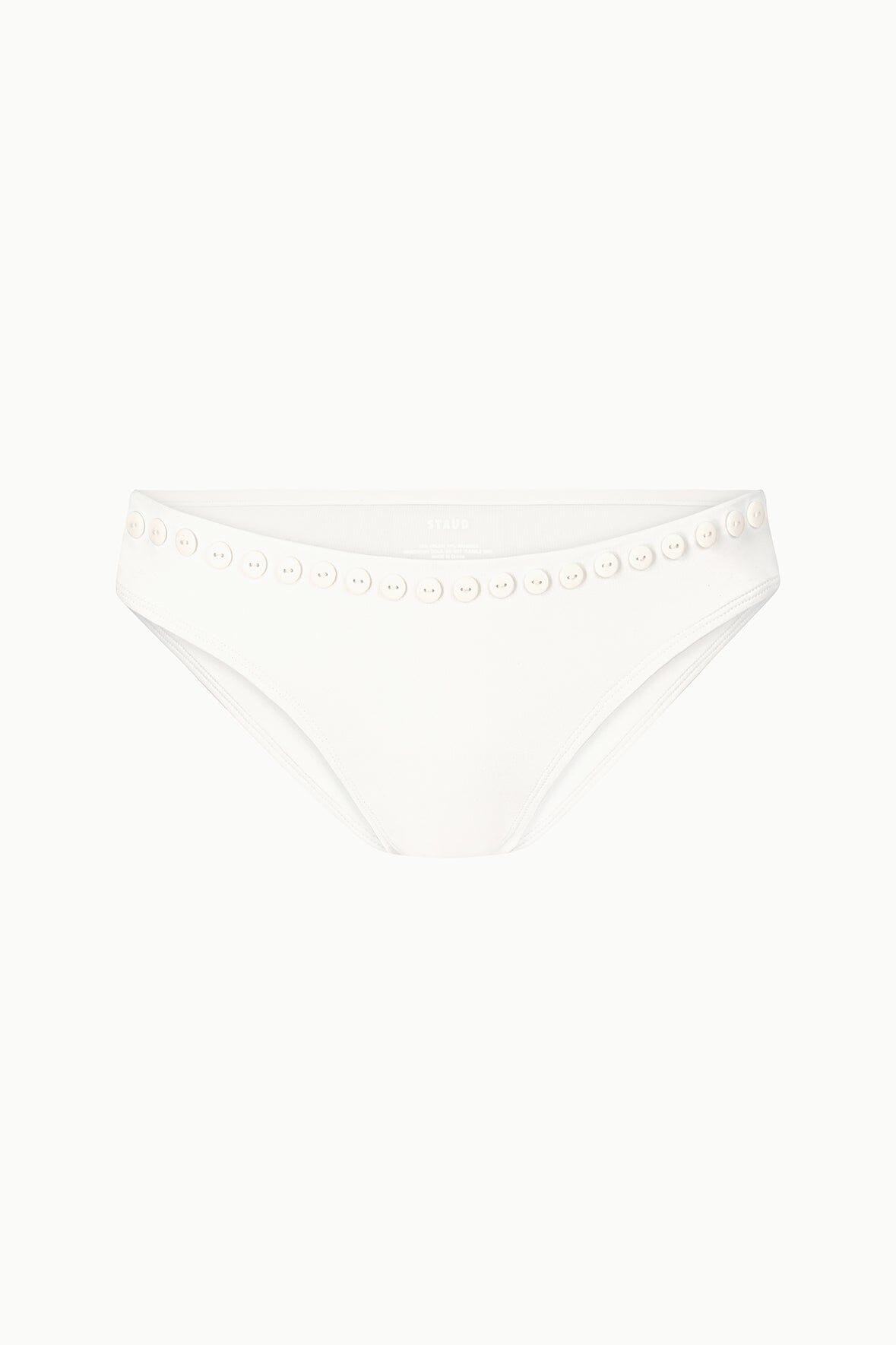 STAUD Sale Gemma Bikini Bottom Ivory