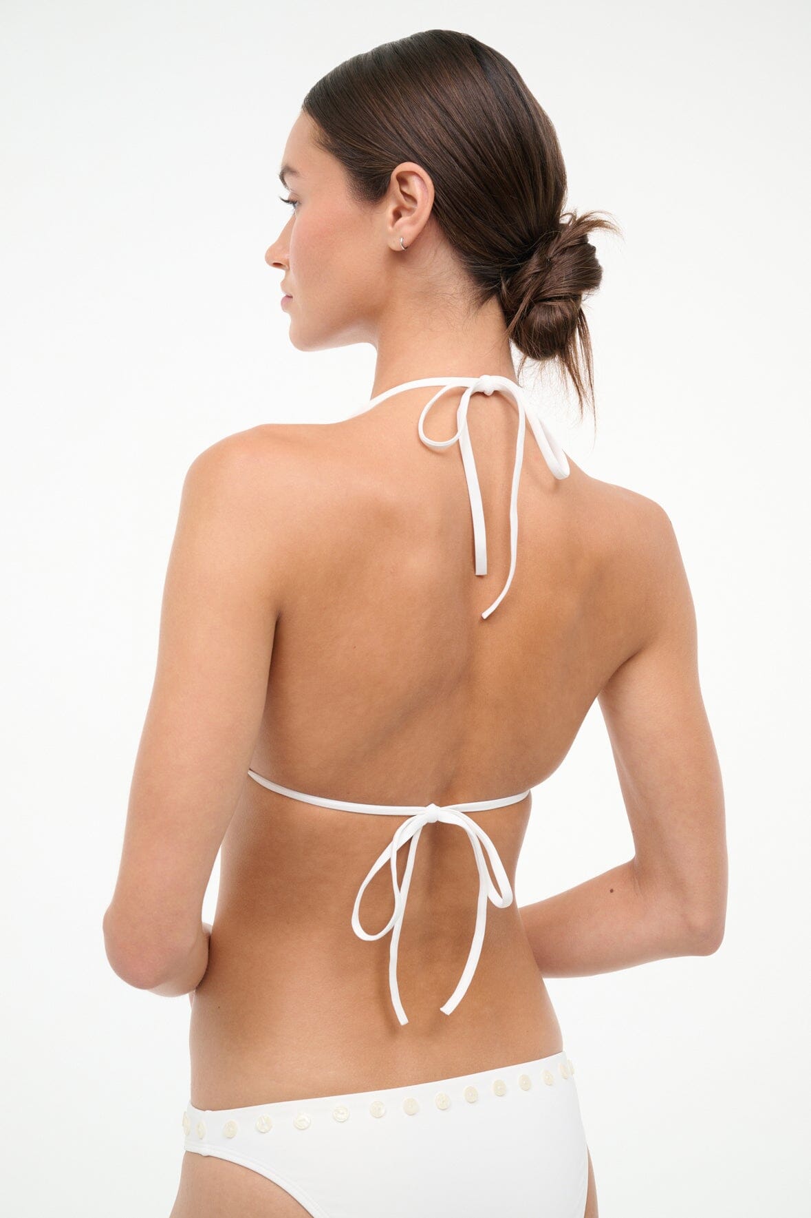 STAUD Sale Lido Bikini Top Ivory