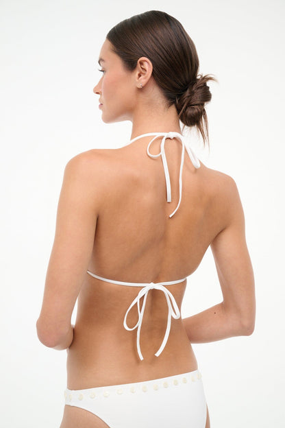 STAUD Sale Lido Bikini Top Ivory