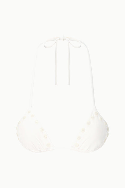 STAUD Sale Lido Bikini Top Ivory