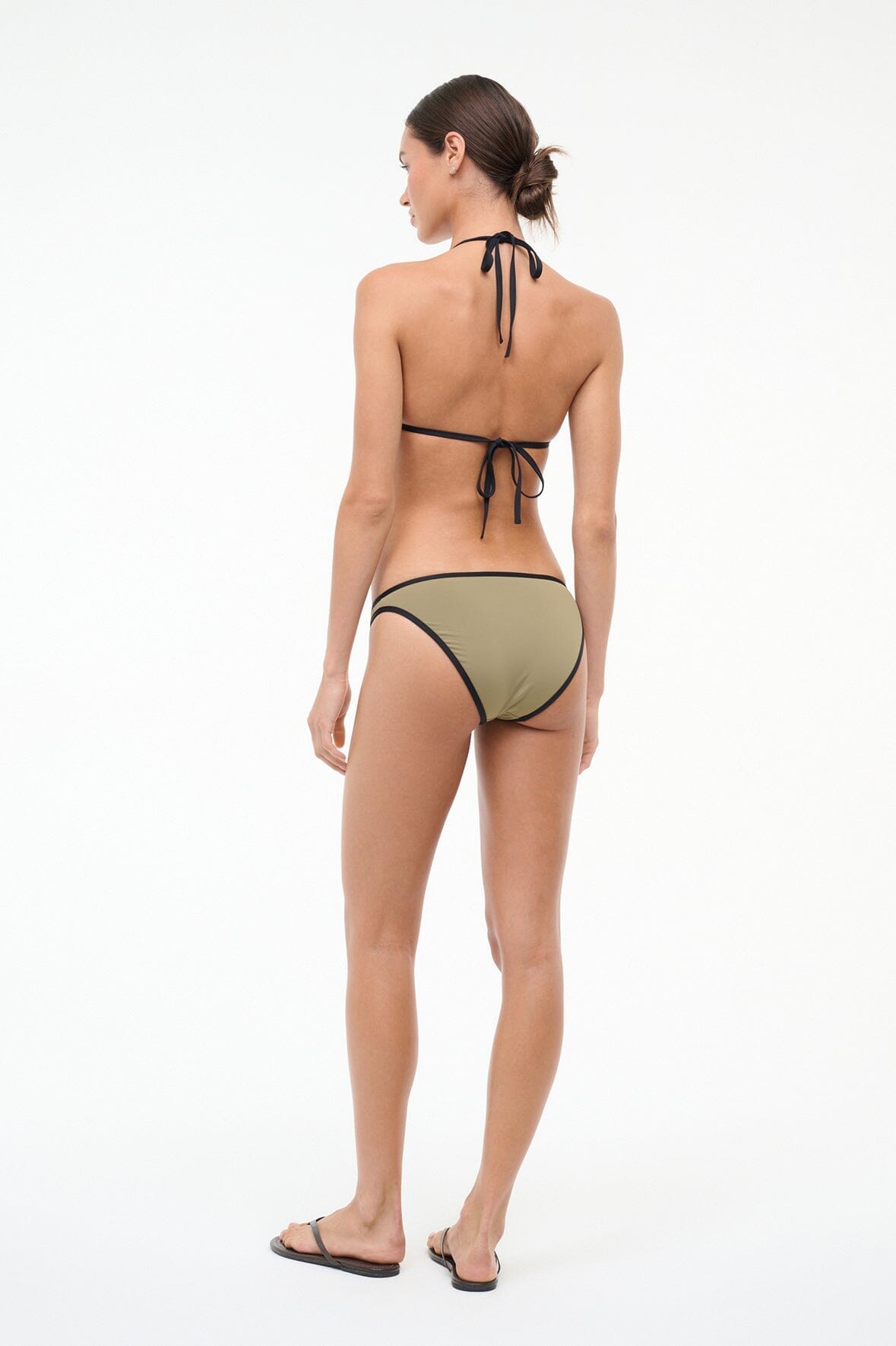 STAUD Sale Gemma Bikini Bottom Thyme Black