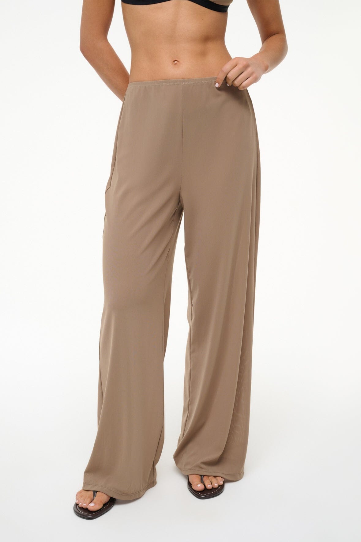 STAUD Sale Monica Pant Taupe