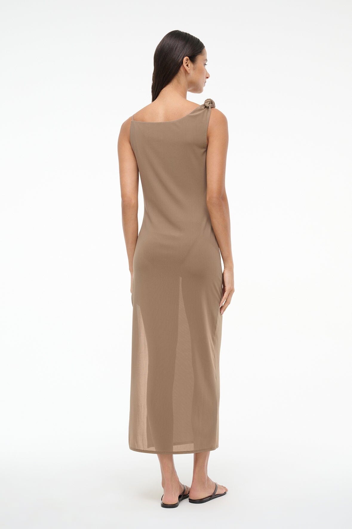 STAUD Sale Vienna Dress Taupe