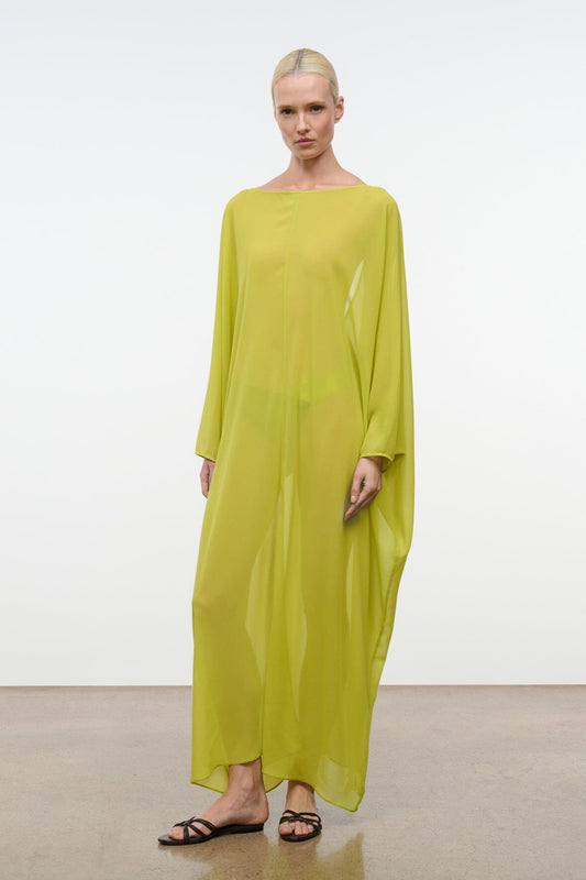 STAUD Clothing Nour Dress Citron