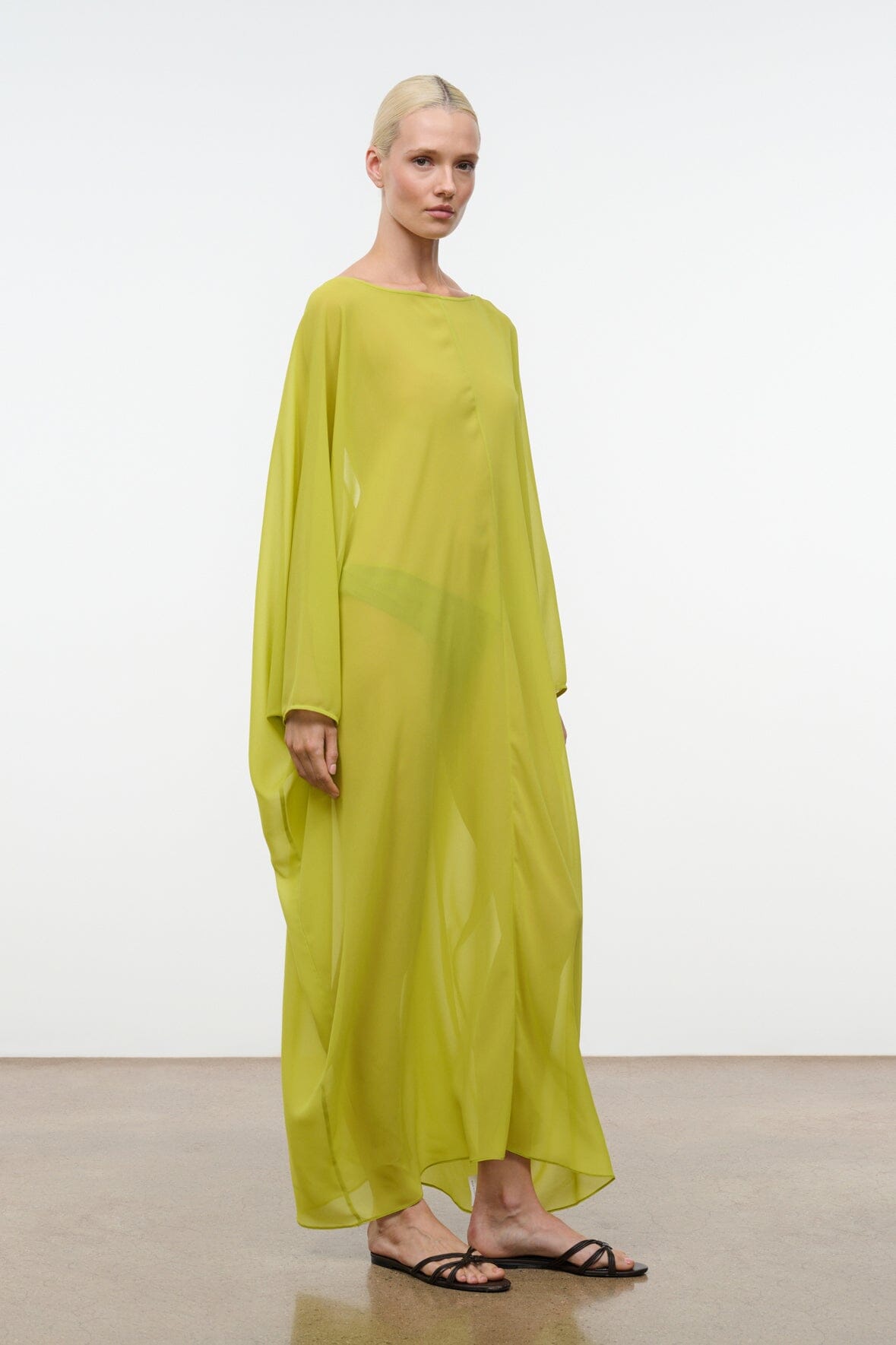 STAUD Clothing Nour Dress Citron