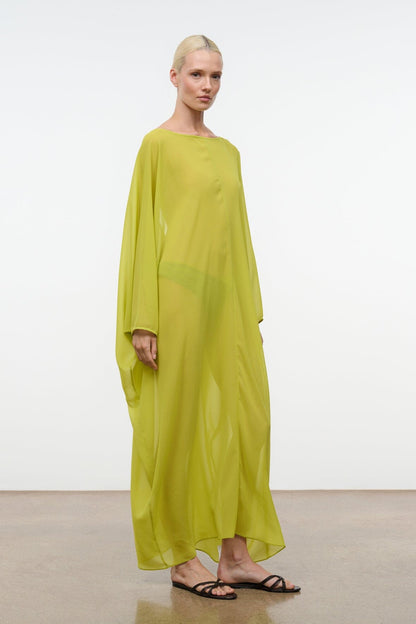 STAUD Clothing Nour Dress Citron