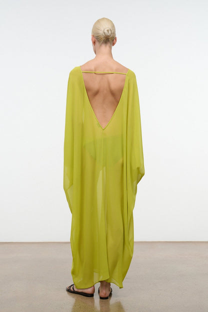 STAUD Clothing Nour Dress Citron