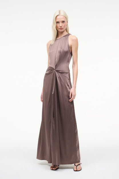 STAUD Clothing|Dresses Jaelyn Silk Dress Mink
