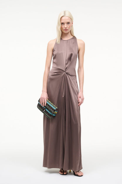 STAUD Clothing|Dresses Jaelyn Silk Dress Mink