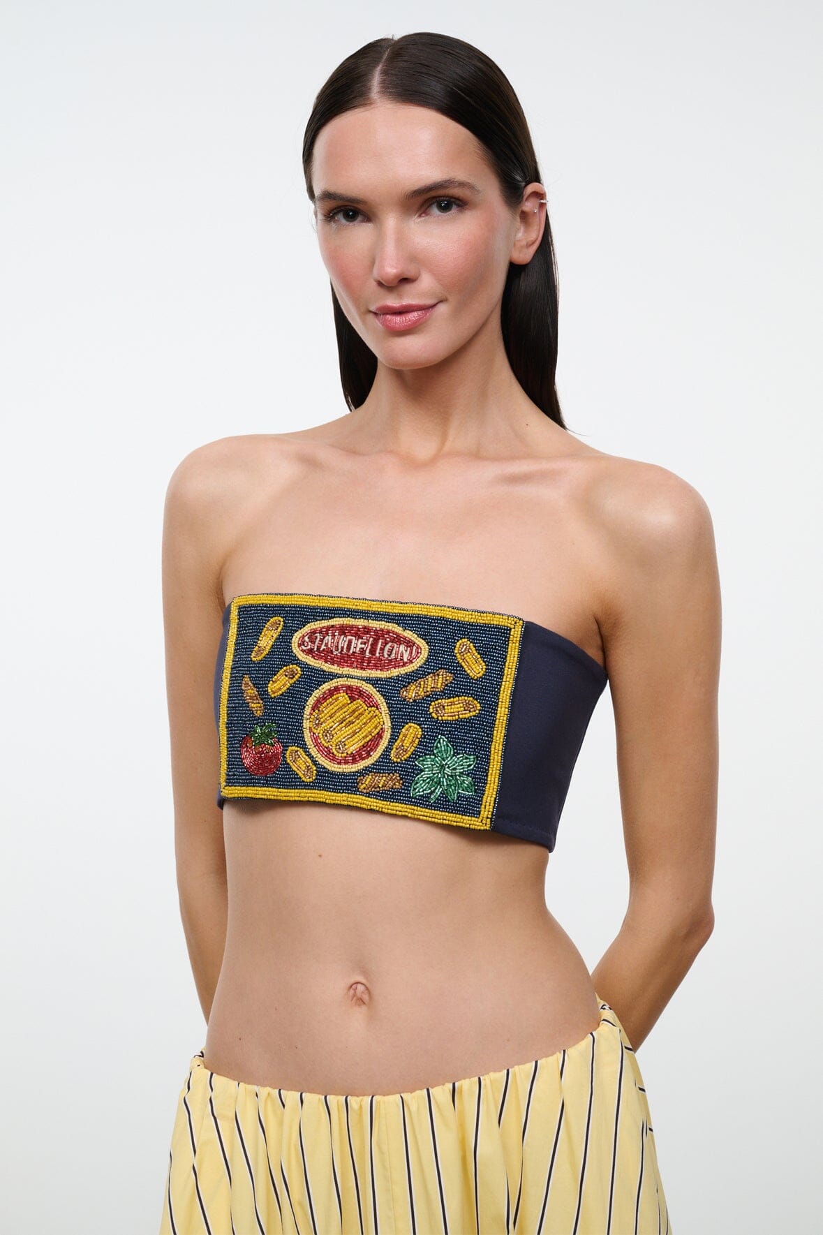 STAUD Clothing Tommy Tube Top Staudelloni